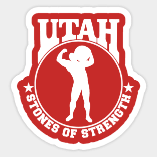 Utah Stones of Strength Sticker